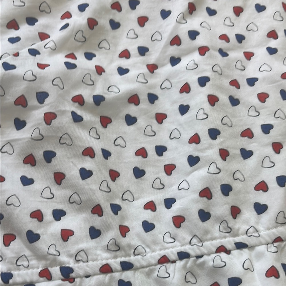 White Halter Dress with Heart Pattern - Picture 4 of 5